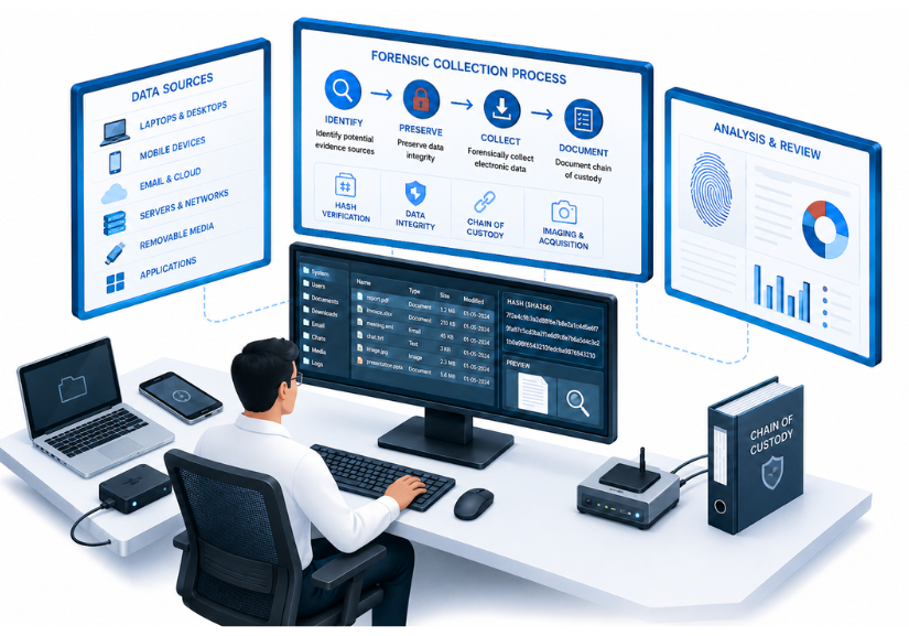 Electronic Evidence Forensic Collection Services in India